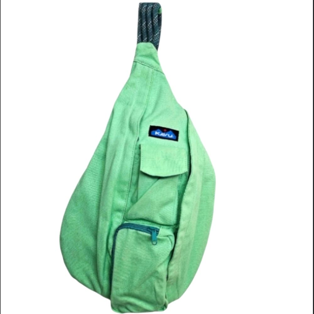 Kavu Seafoam Outdoor Wear Multi Compartment Rope Sling Bag Unisex New With Tags